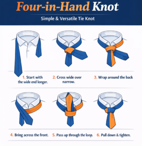 How to knot a tie