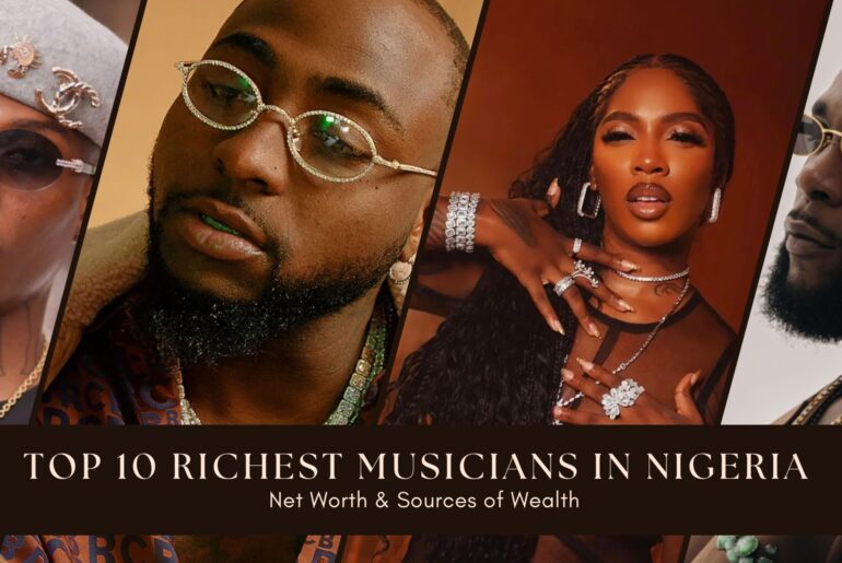 Top 10 Richest musicians in Nigeria 2026